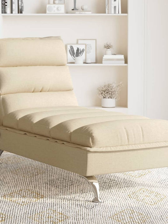 Recliner Stoff Beige L133.5xW56xH74cm
