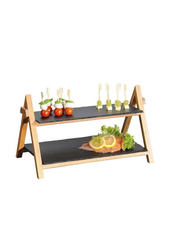 Kesper Πλατώ Σερβιρίσματος Ξύλινο 43x27x24εκ.
