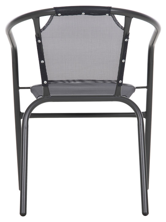 Gartenstühle Metallisch Ledan Graue 55x58x72cm