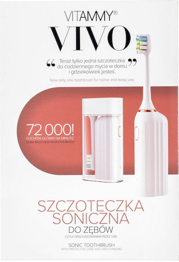 Vitammy Vivo Sonic Ηλεκτρική Οδοντόβουρτσα Λευκή