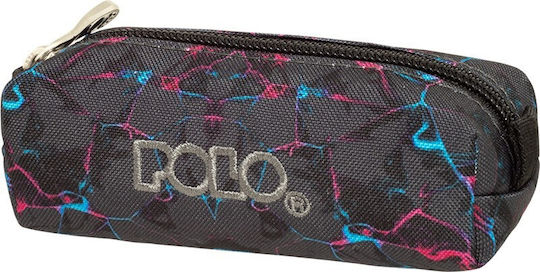 Polo Wallet Craft Penar Cilindric Negru/Roz/Turcoaz