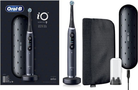 Oral-B iO Series 9 Periuță de dinți electrică cu Senzor de Presiune Neagră