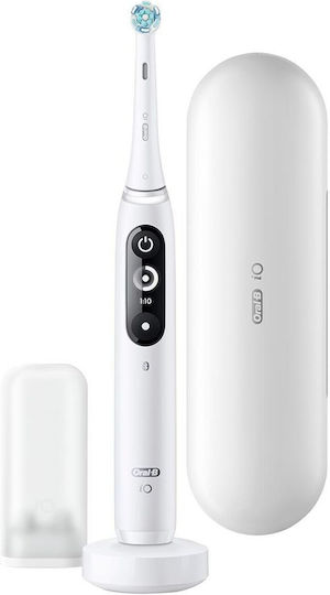 Oral-B Io Series 7 Electric Toothbrush with Pressure Sensor and Travel Case White