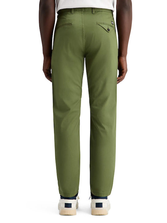 Scotch & Soda Stuart Pantaloni pentru bărbați Chino cu Croială Slim GREEN 175730-0115