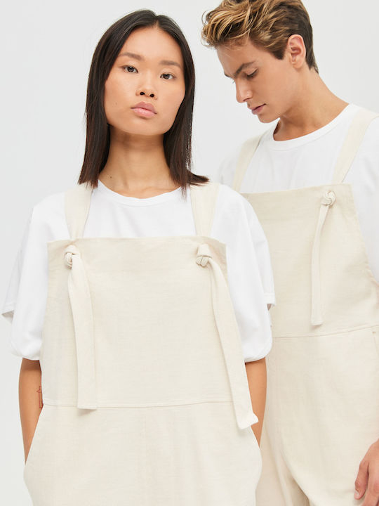 Dungarees Graphite Ecru Elastic