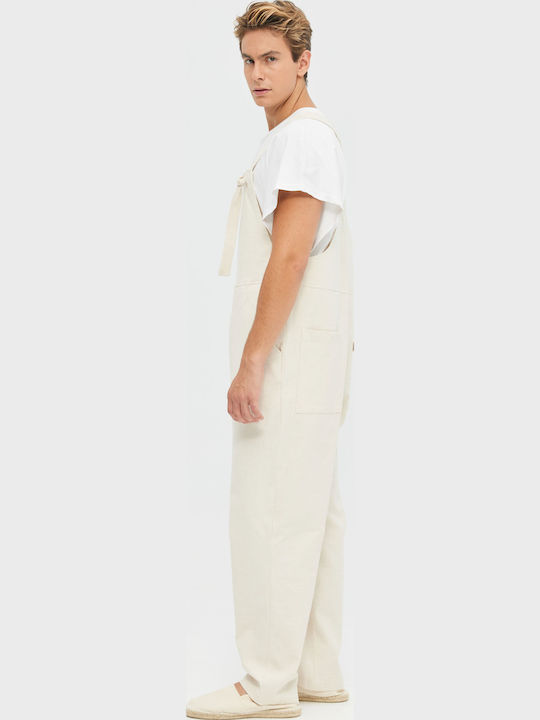 Dungarees Graphite Ecru Elastic