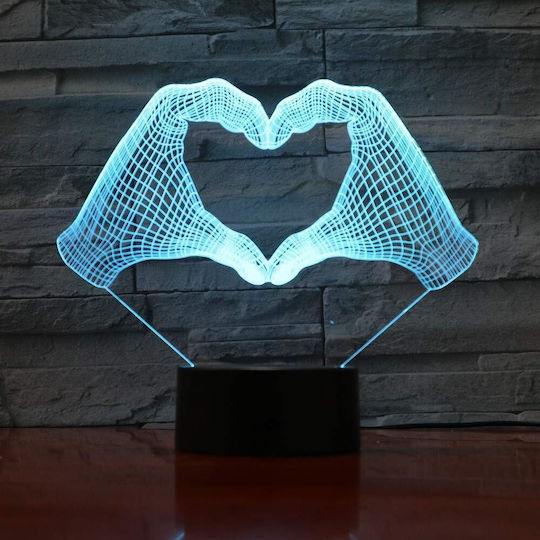 Lustră Decorativă Iluzie 3D Negru