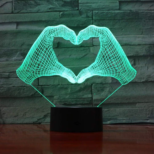 Lustră Decorativă Iluzie 3D Negru