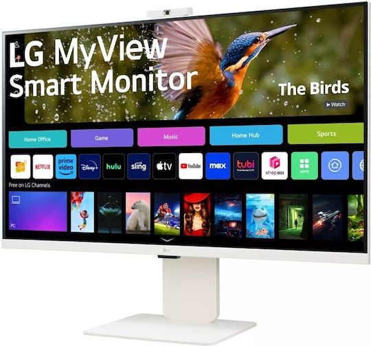 LG MyView 32SR85U-W IPS HDR Smart Monitor 31.5" 4K 3840x2160 With Response Time 5ms GTG White