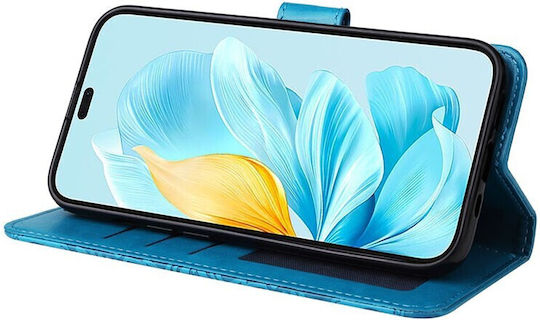 Embossed Sunflower Wallet Μπλε (Honor 200 Lite 5G)