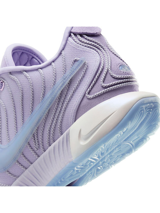LeBron XXI Low Basketball Shoes Barely Grape / Lilac Bloom / Summit White / Light Armory Blue