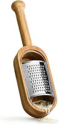 Sagaform Inox Cheese Grater with Container 28x7x5cm