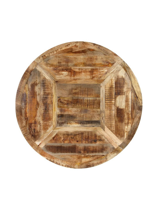 Oval Table Dining Room from Solid Wood & Metal Coffee 150x150x76cm