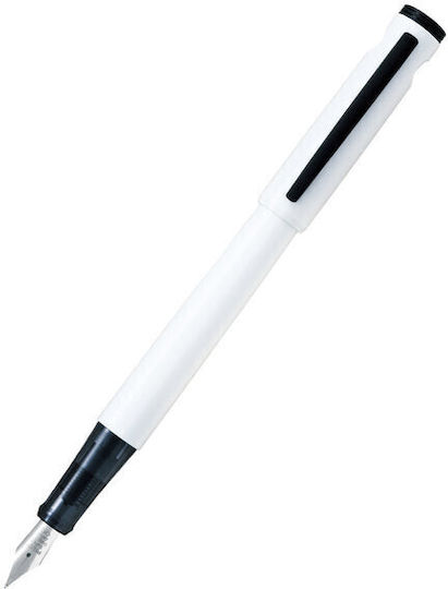 Pilot Pilot Füllfederhalter Medium Weiß mit Weißer Tintenfarbe