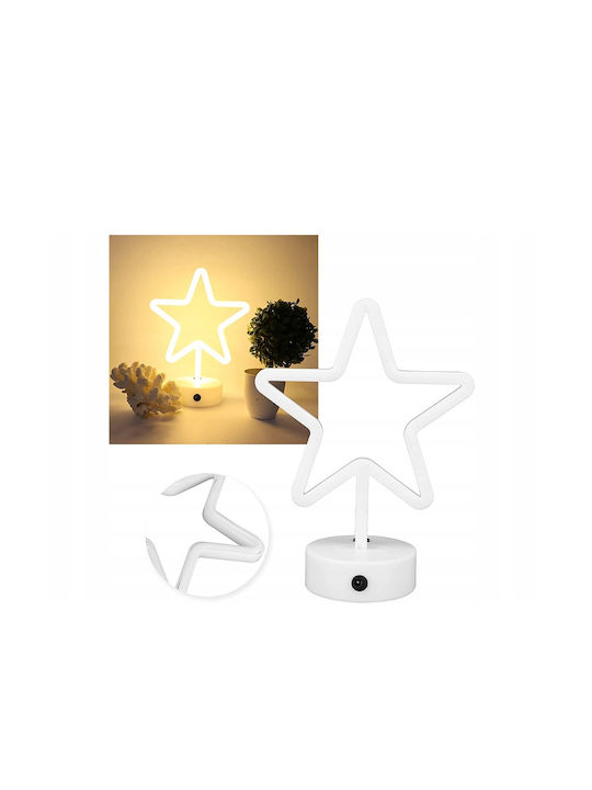 Beleuchtet Weihnachtliche Figur Unterschrift Weiß