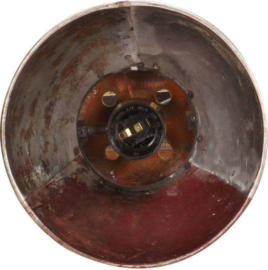 vidaXL Industrial Φωτιστικό Τοίχου με Ντουί E27 Πολύχρωμο 45x25εκ.