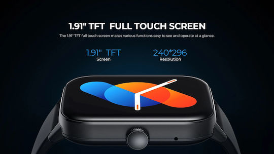 Havit M9037 Smartwatch with Heart Rate Monitor (Black)