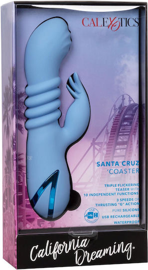 Calexotics Mini Δονητής Rabbit 10.75cm Μπλε