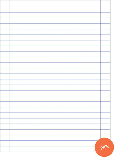Salko Paper Τετράδιο Ριγέ Β5 50 Φύλλων Πλαστικό Φούξια
