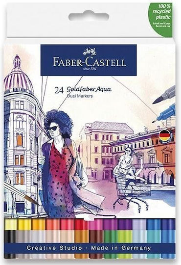 Faber-Castell Goldfaber Μαρκαδόρος Σχεδίου Τιρκουάζ 0.6mm