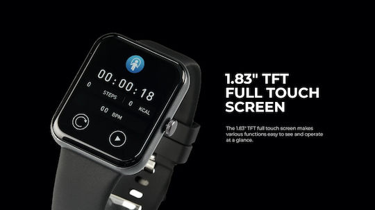 Havit M9035 Smartwatch mit Pulsmesser (Schwarz)