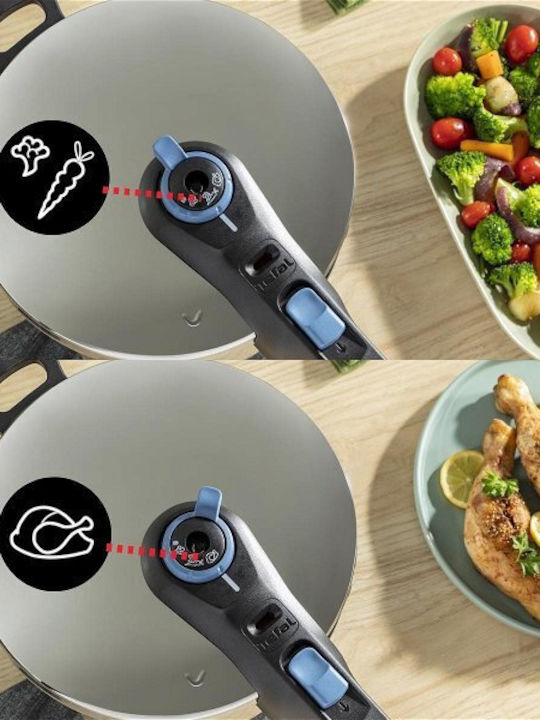 Tefal Secure Trendy Χύτρα Ταχύτητας 4lt