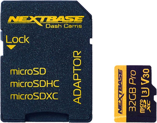 NextBase SDXC 32GB U3 V30 30MB/s Cu Adaptor