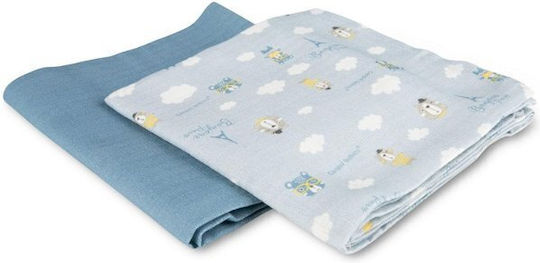 Canpol Babies Baby Burp Cloth 70x70cm 2 Pieces