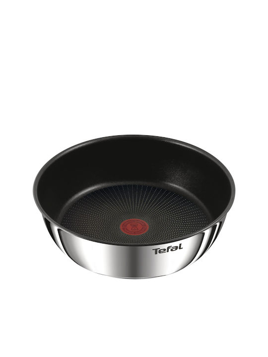 Tefal Ingenio Emotion Set de Vase de Gătit din Oțel Inoxidabil Silver cu Acoperire Antiaderentă 9 Buc