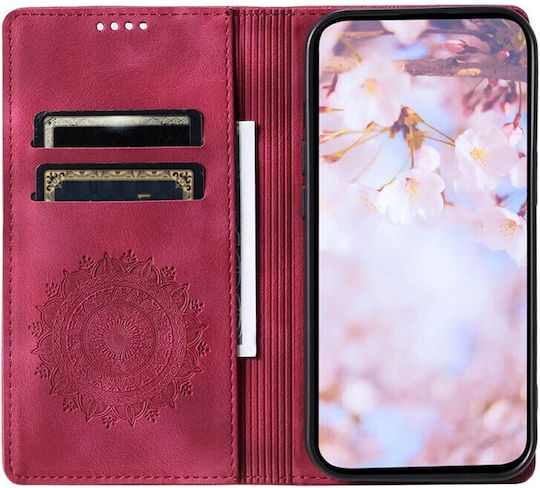 Mandala Flower Book Ροζ (Google Pixel 8a)