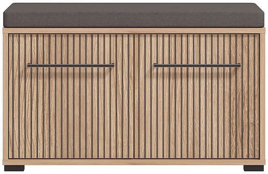 Landes Entry Furniture with Shoe Rack & Bench 80x40x44cm