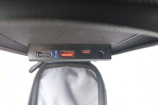 Technaxx Tx-252 Solar Charging Camping Table 60 W Size 80.5 X 66 X 56 Cm Foldable 2xusb-a 1xusb-c 1xdc5521 Black