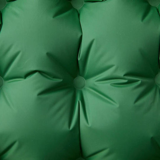 vidaXL Selbstaufblasendes Halb doppelt Camping Schlafmatte 200x75cm Dicke 10.5cm Grüne
