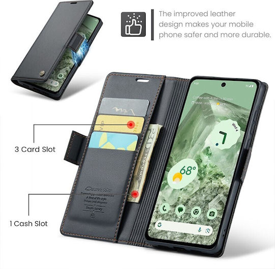 Caseme 023 Luminus Портмоне Черен (Google Pixel 8a)