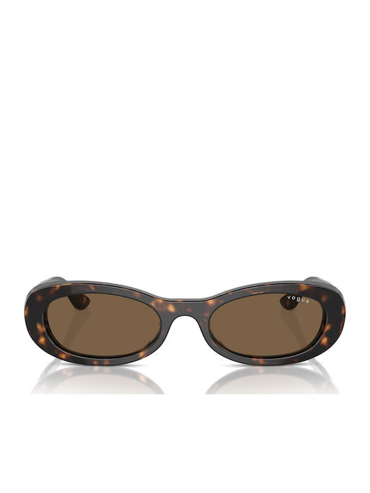 Vogue Sunglasses Brown with Acetate Frame & Brown Lens
