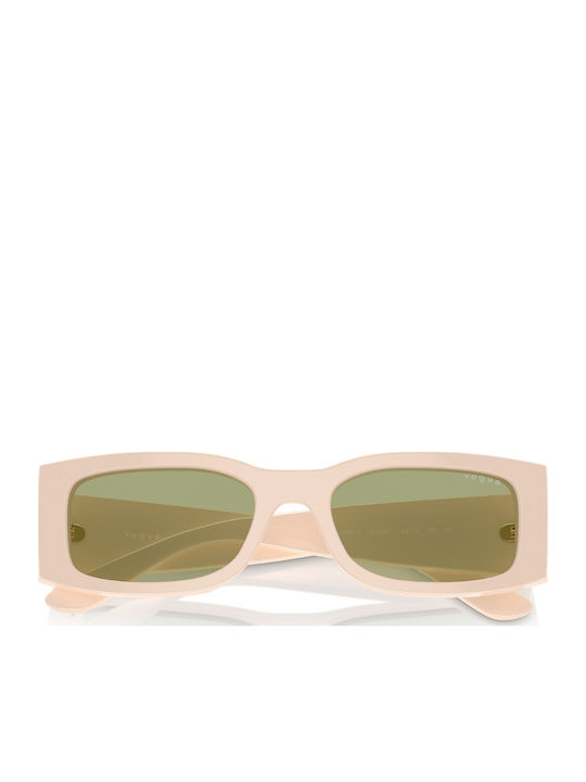 Vogue Women's Sunglasses with Beige Plastic Frame and Green Lens VO5584S 316482