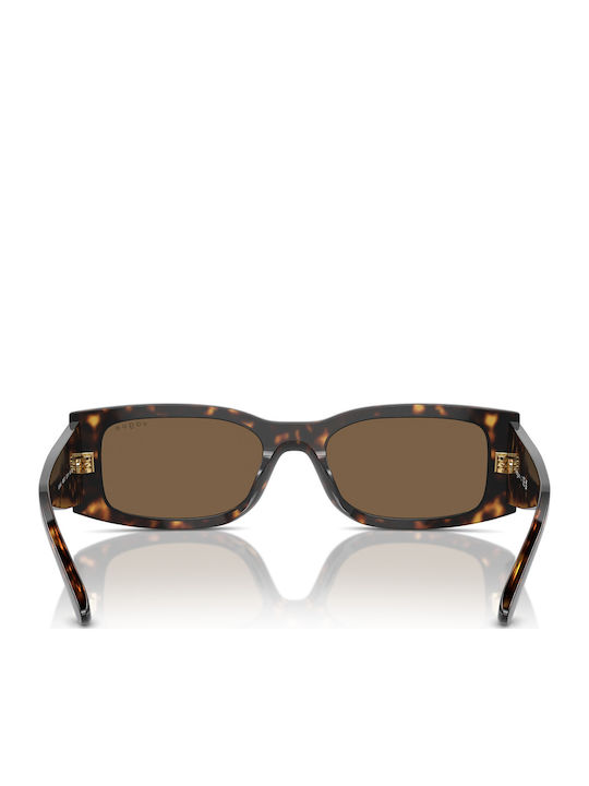 Vogue Women's Sunglasses with Brown Tartaruga Plastic Frame and Brown Lens VO5584S W65673