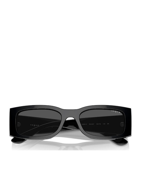 Vogue Women's Sunglasses with Black Horn-Rimmed Frame and Grey Lens VO5584S W44/87