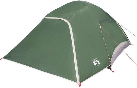 vidaXL Camping Tent Green 3 Seasons for 4 People 280x215x144cm
