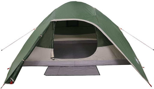 vidaXL Camping Tent Green 3 Seasons for 4 People 280x215x144cm