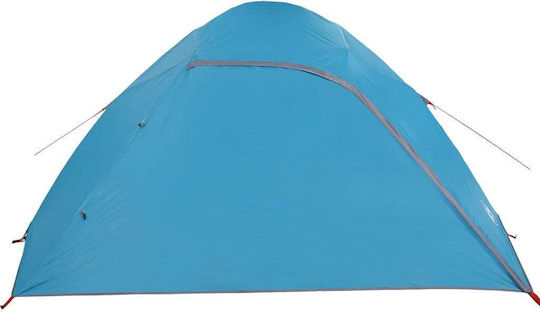 vidaXL Campingzelt Iglu Blau für 6 Personen 335x396x185cm