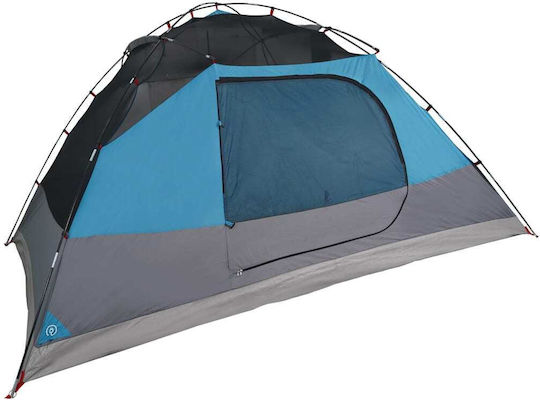 vidaXL Campingzelt Iglu Blau für 6 Personen 335x396x185cm