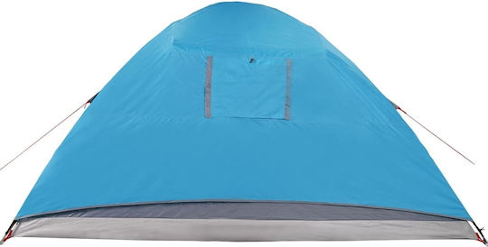 vidaXL Campingzelt Iglu Blau für 6 Personen 335x396x185cm