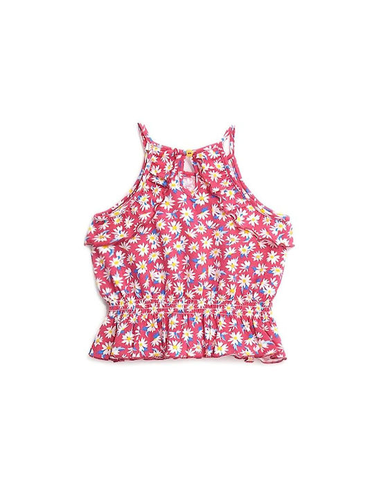 Original Marines Kids Blouse Sleeveless fuschia