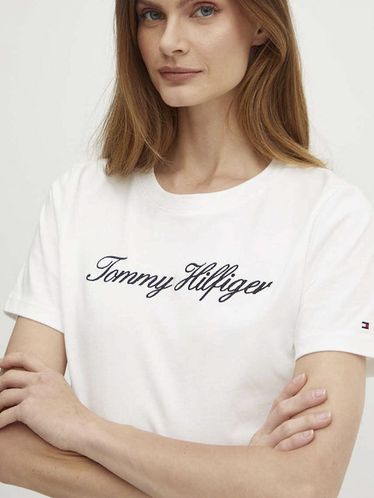 Tommy Hilfiger T-Shirt White WW0WW43459-02Z