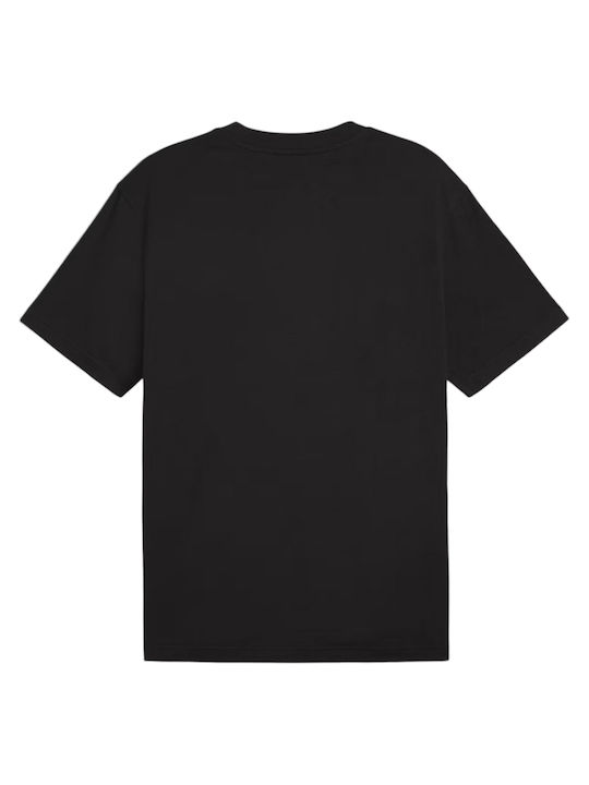 Puma T-shirt Bărbătesc cu Mânecă Scurtă BLACK