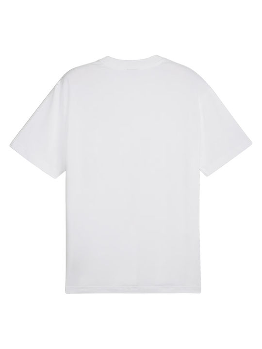 Puma T-shirt Bărbătesc cu Mânecă Scurtă White