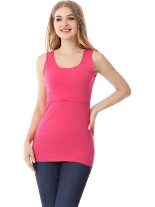 Queen Mother Top Schwangerschafts-Tops fuchsia