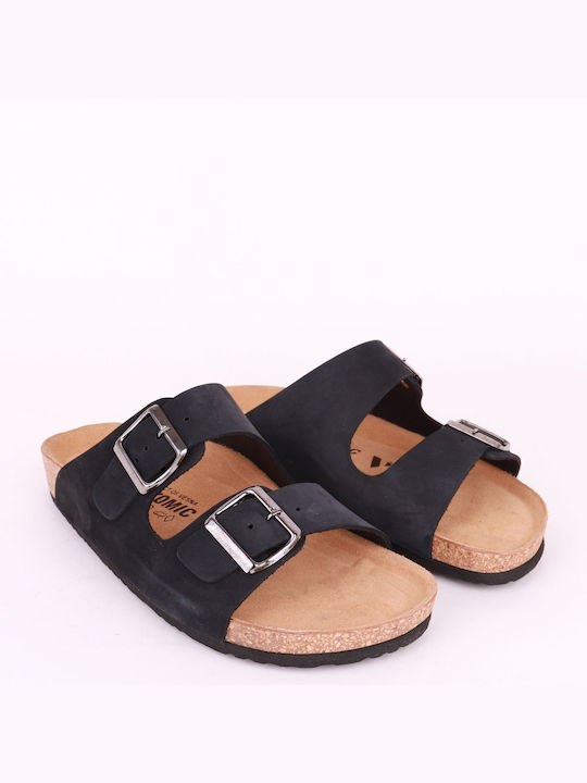 Comfort Way Shoes Herrensandalen in Schwarz Farbe