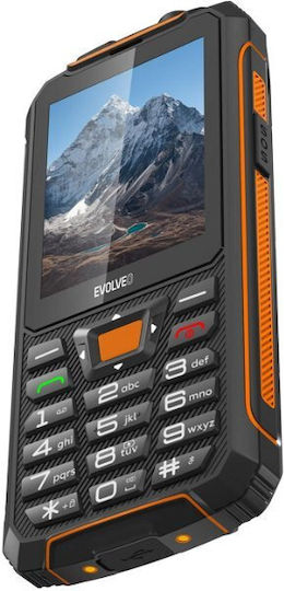 Evolveo StrongPhone Z6 Dual SIM Ανθεκτικό Κινητό με Κουμπιά Μαύρο